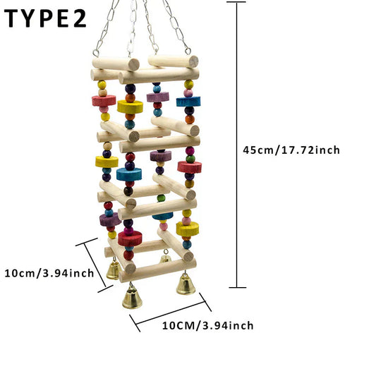 Parakeet Bird Swing Stand