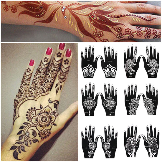 2 Sheets Temporary Hand Tattoo