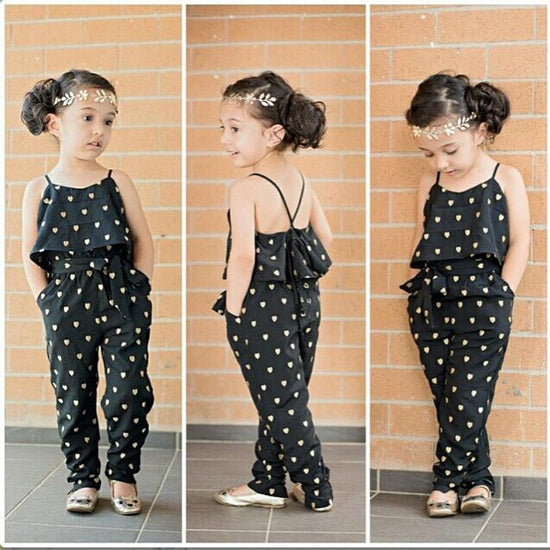 Summer Polka Dot Jumpsuit Set