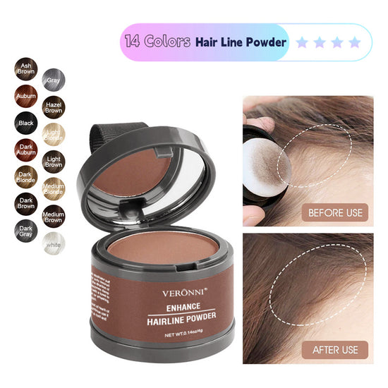 14 Color Hair Line Powder Black Root Up Natural Instant Waterproof Hairline Shadow