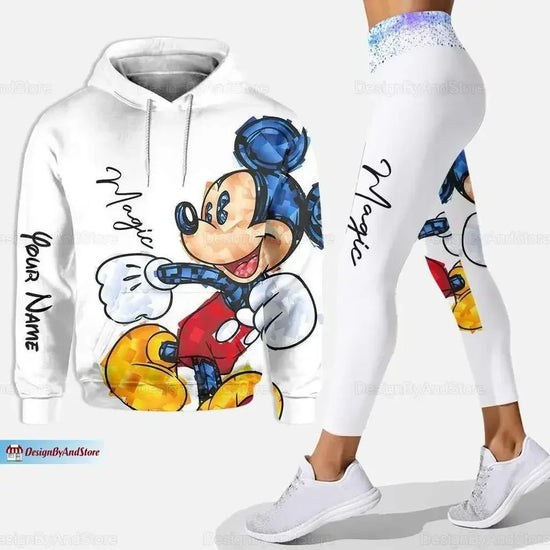 Disney Mickey Hoodie & Yoga Pants Set